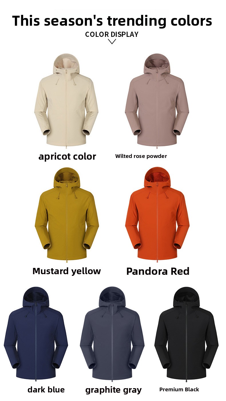 Jogging soft-shell jacket