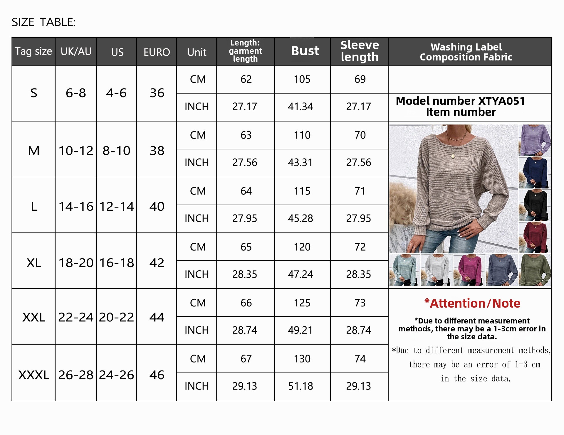Solid-color long-sleeve knit sweater