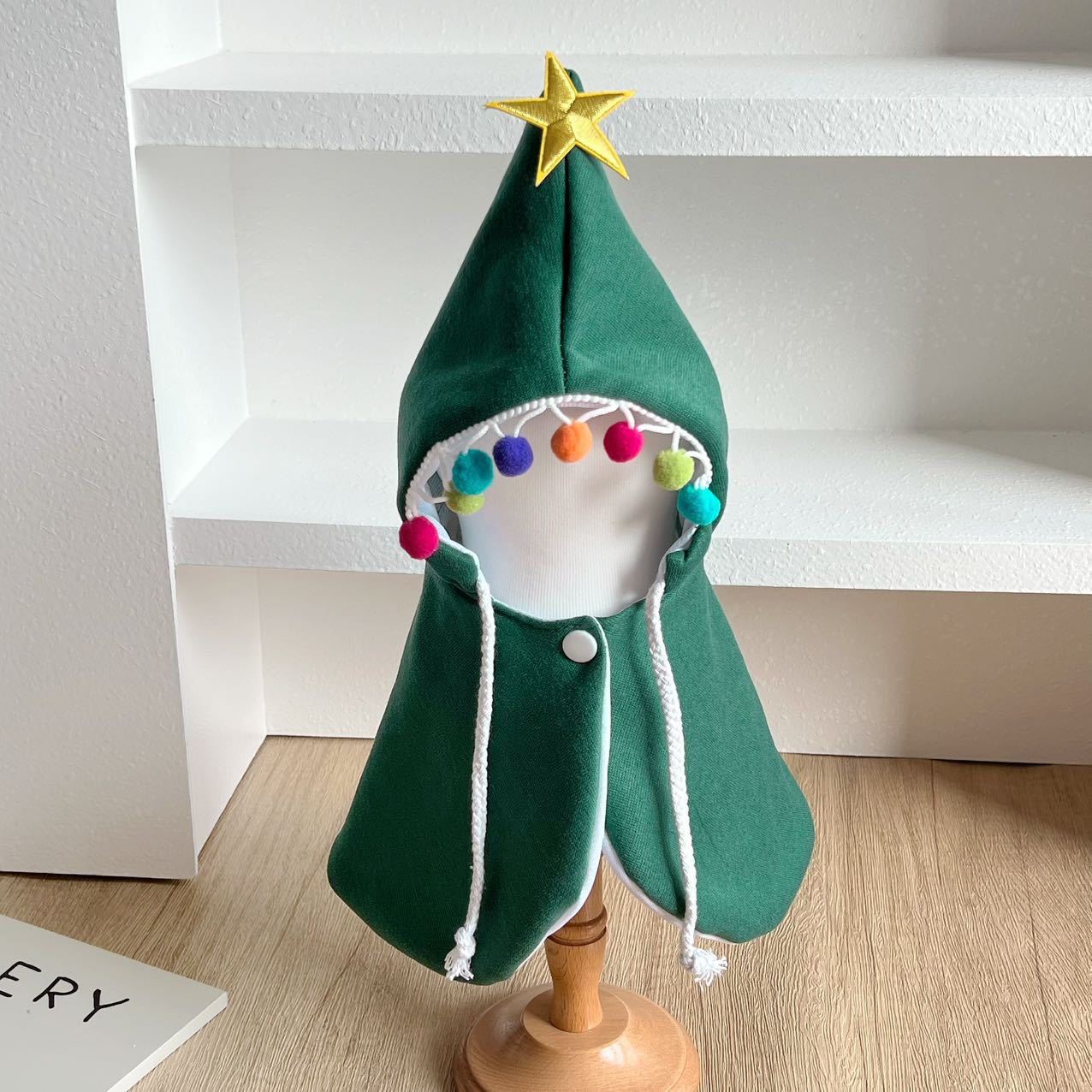 Christmas Tree Pet Costume Cloak