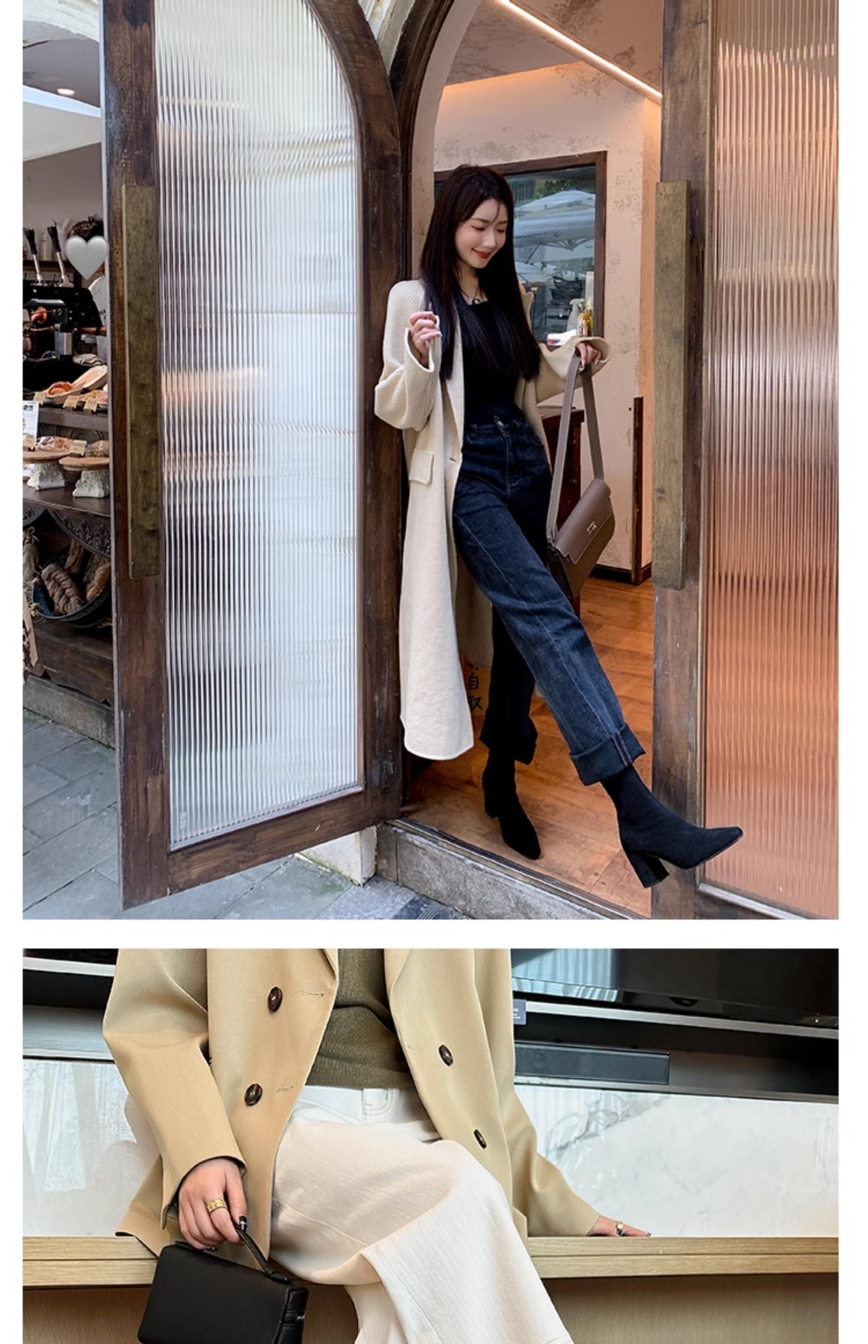 Women Suede Square Toe Thick Heel Back Zipper Short Boots