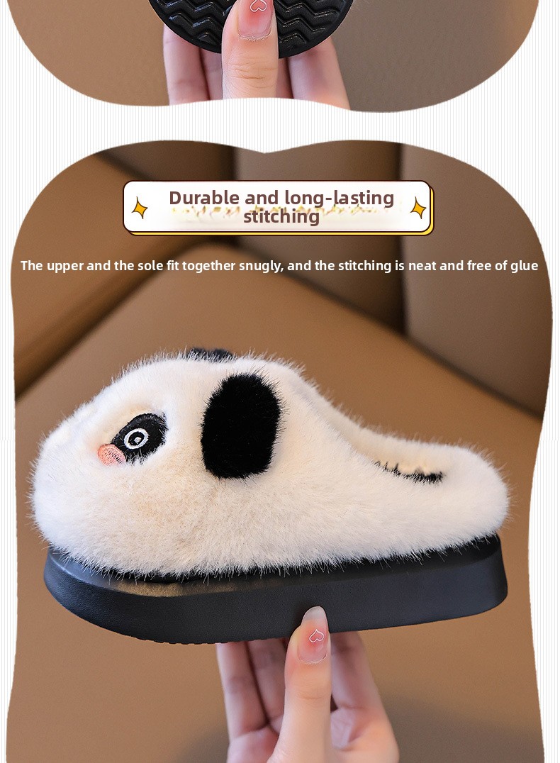 Cartoon Plush Cotton Slippers
