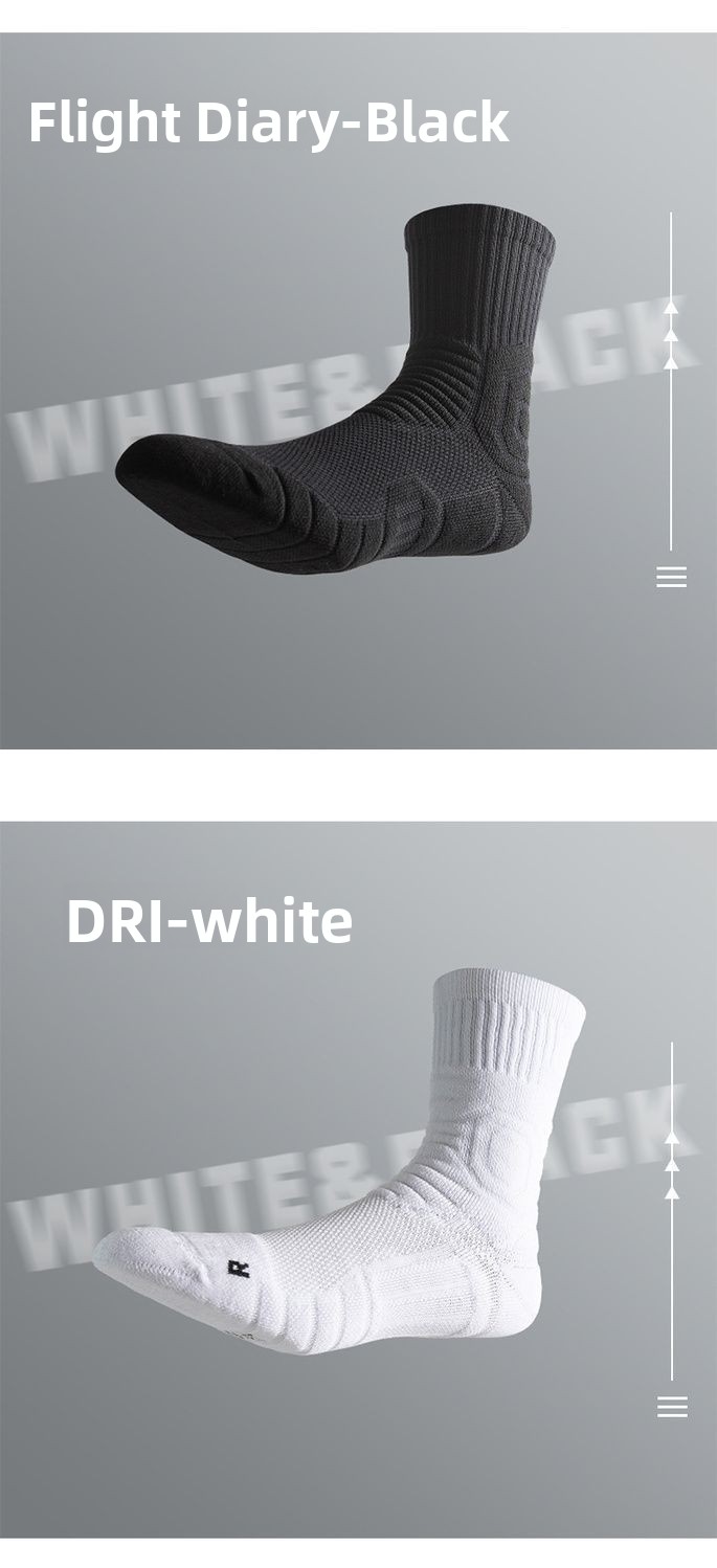 Extra Thick High Tube Mens Terry Cushioned Anti Slip Sports Socks