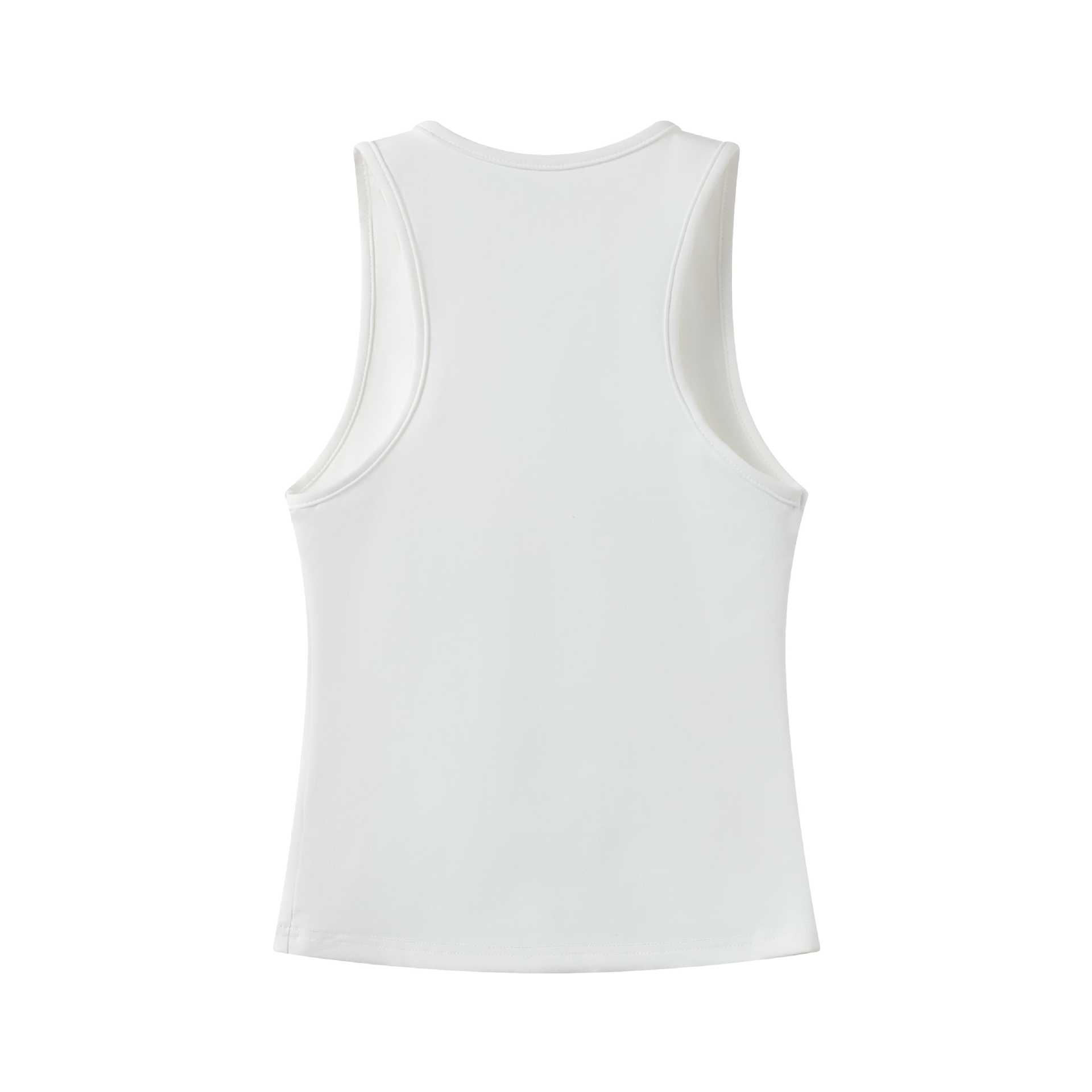 Women's Solid Color Slim Fit Racerback Tank Top