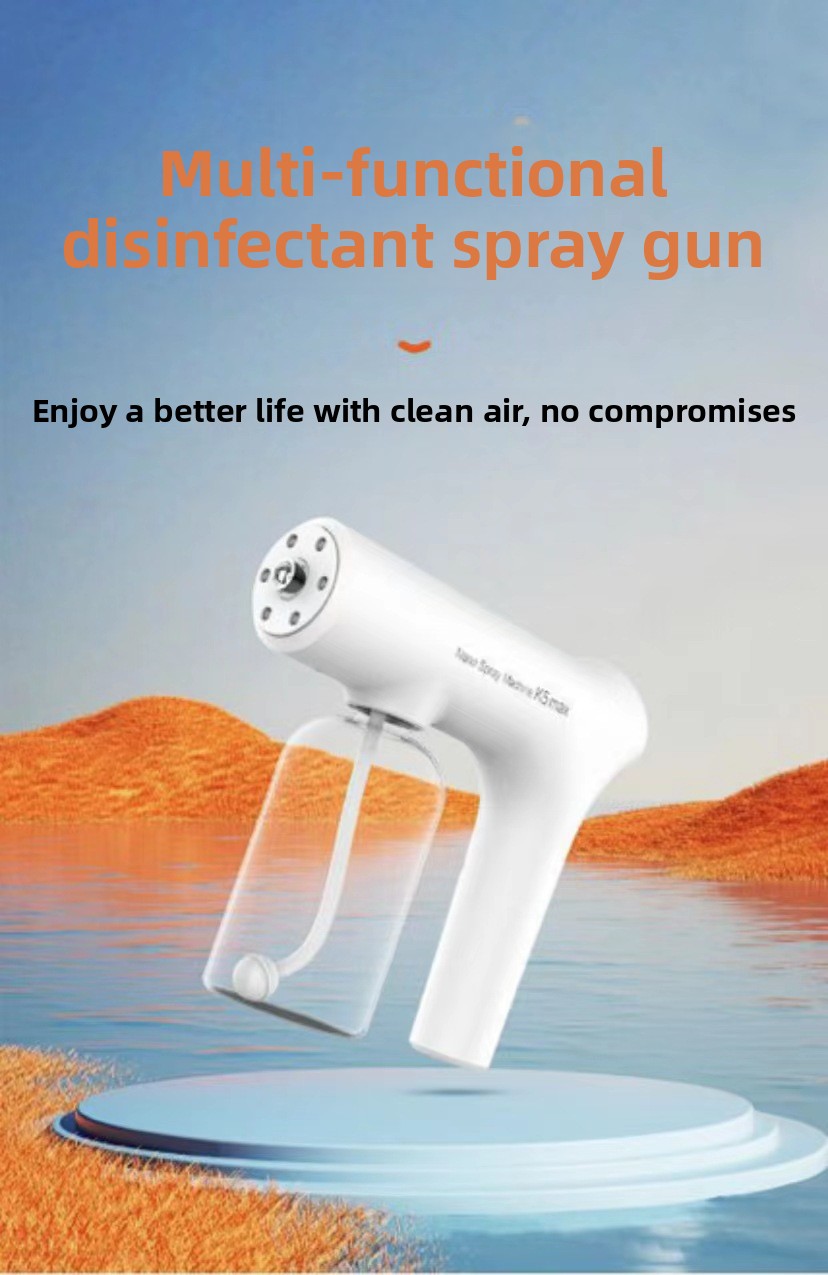 K5max Portable Wireless Nano Blue Light Pet Deodorization Atomizer Spray Gun