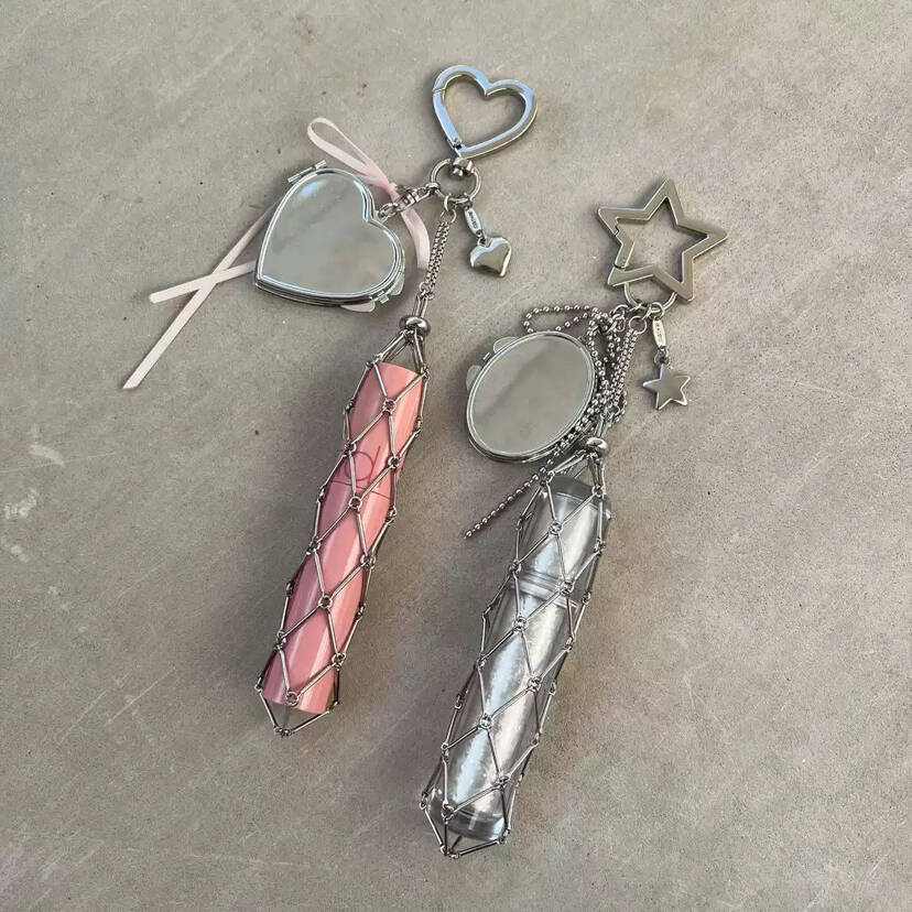 Bag charm keychain