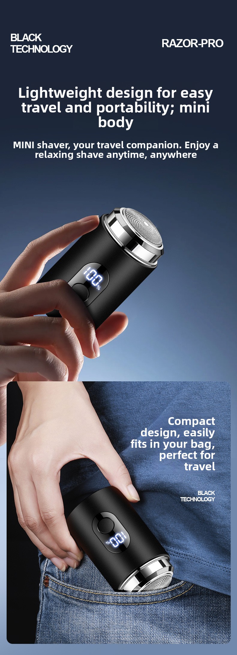Men's electric shaver