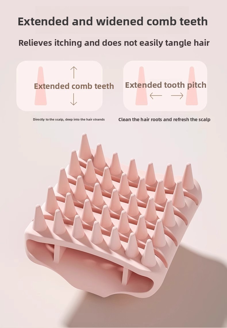 Hair-washing massage comb