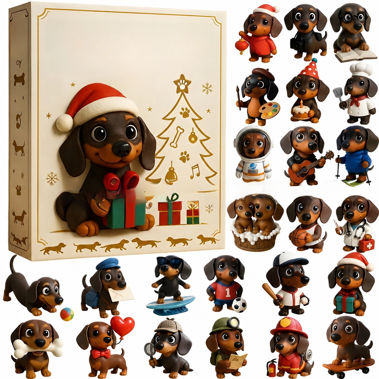 Dachshund Christmas Advent Calendar