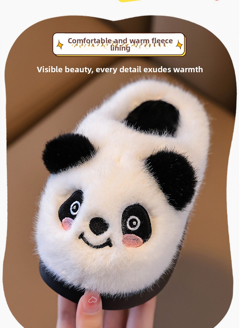 Cartoon Plush Cotton Slippers