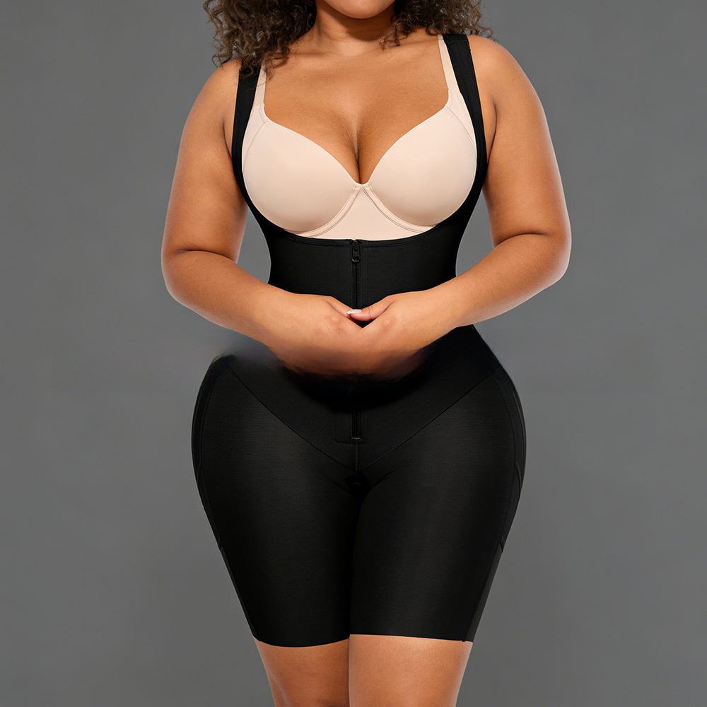 Women's Compression Shapewear Bodysuit with Adjustable Strap System