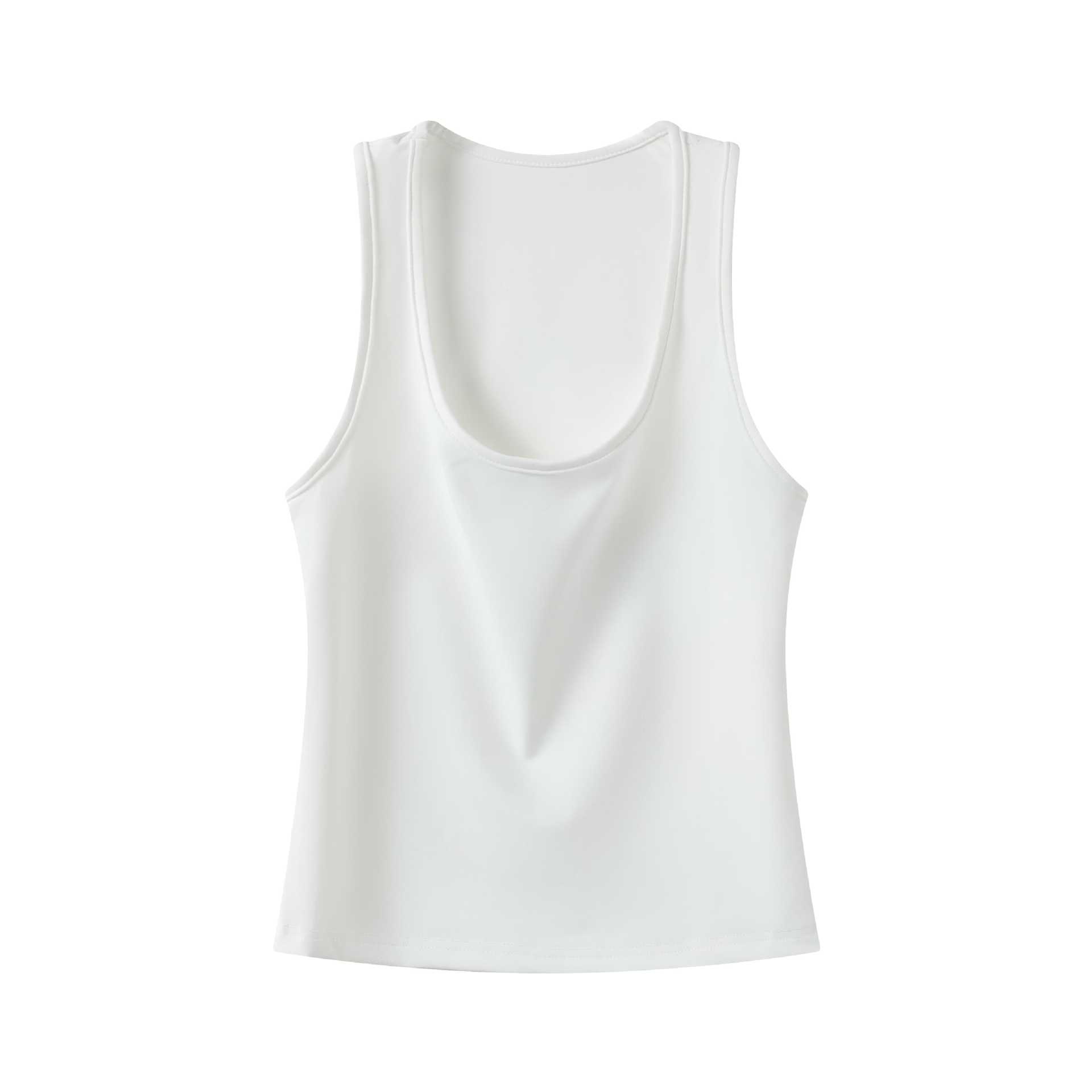 Women's Solid Color Slim Fit Racerback Tank Top