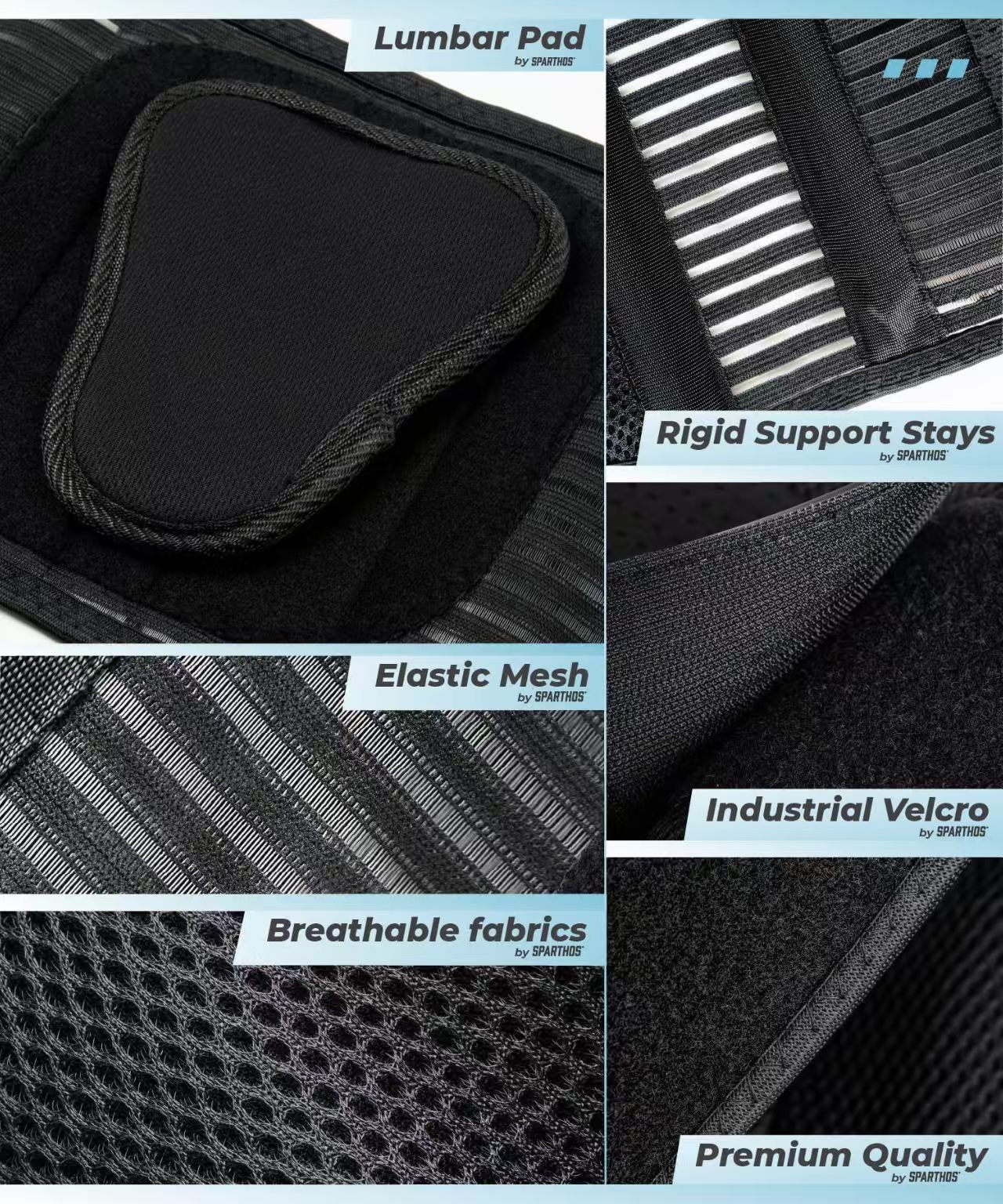 Support Breathable Waist Belt