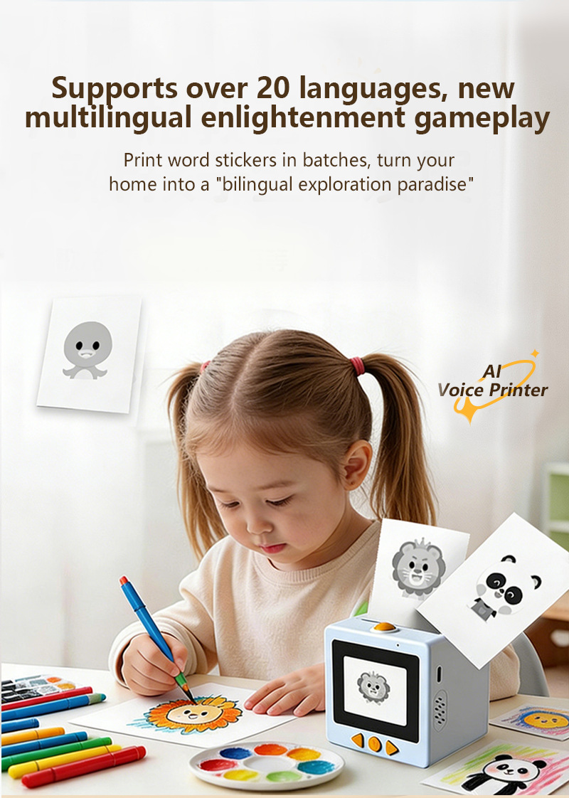 Children's AI Smart Voice Thermal Printer