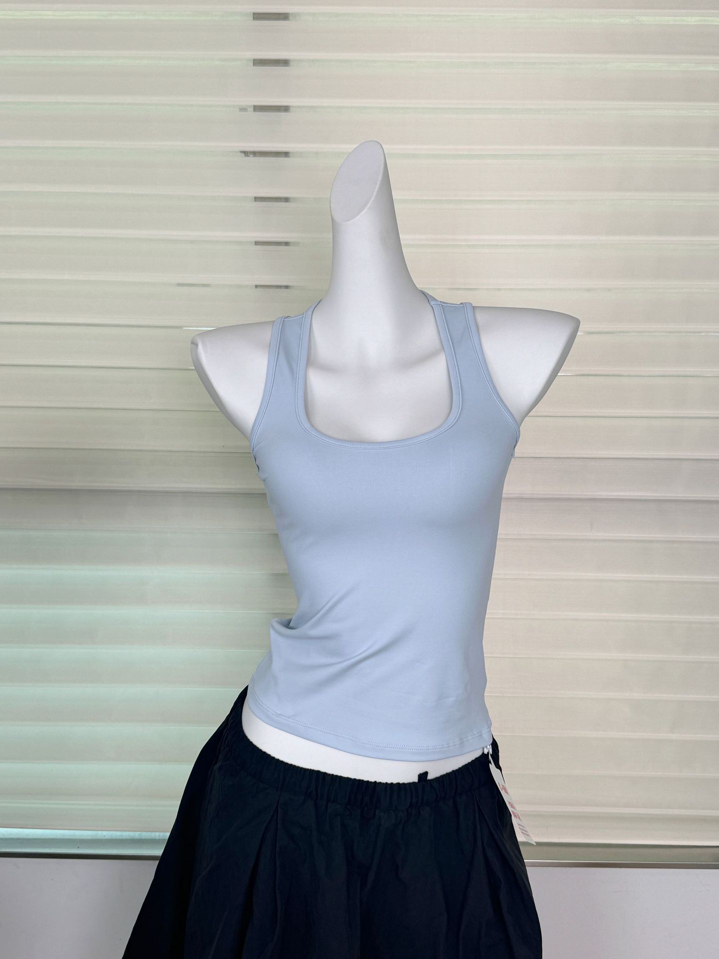 Women's Solid Color Slim Fit Racerback Tank Top