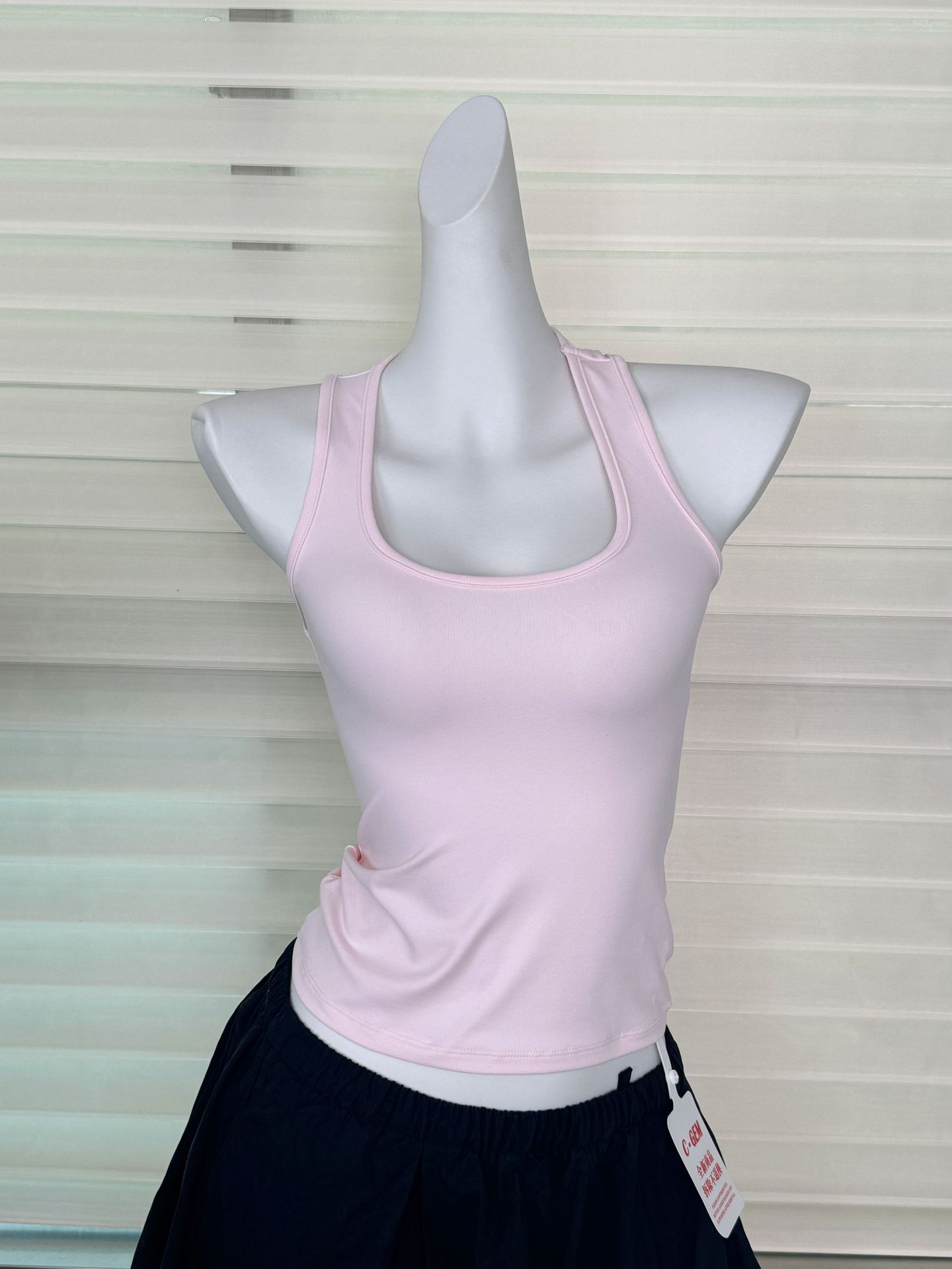 Women's Solid Color Slim Fit Racerback Tank Top