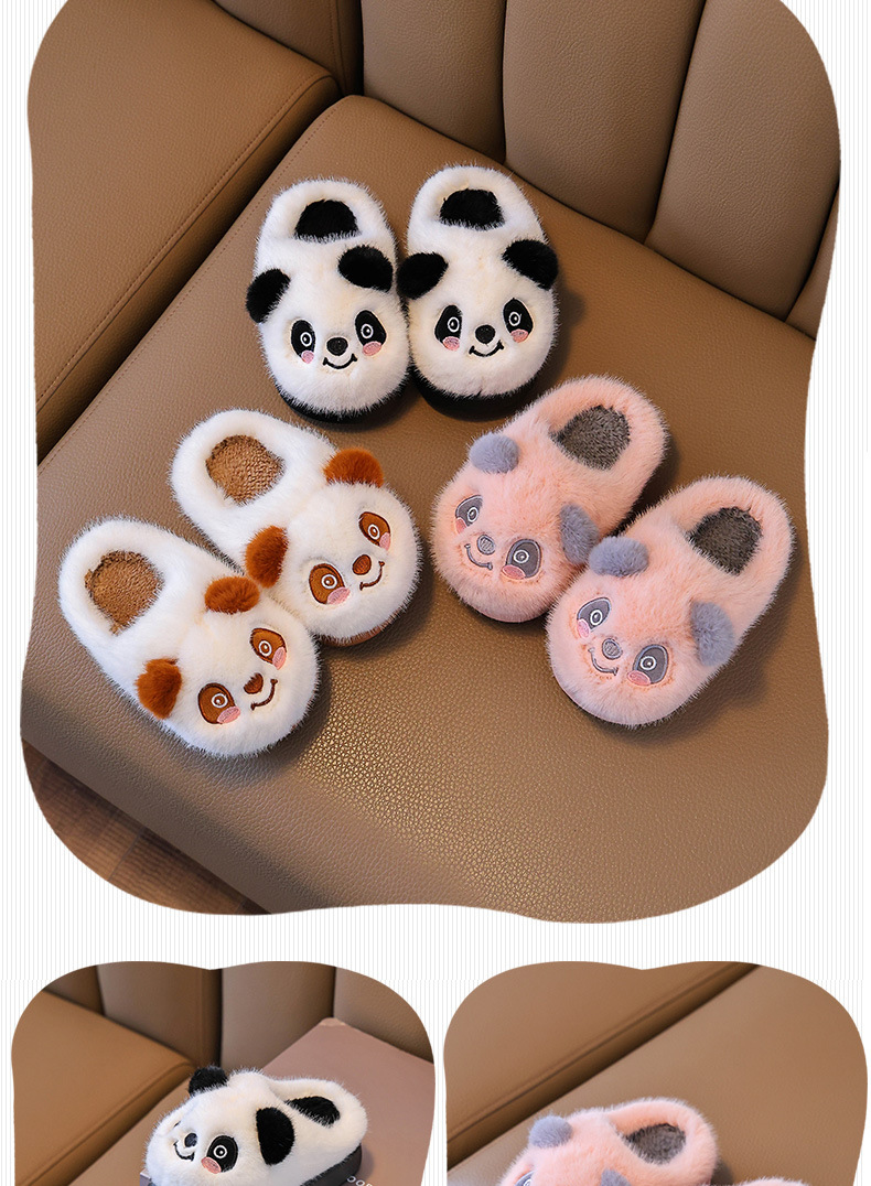 Cartoon Plush Cotton Slippers