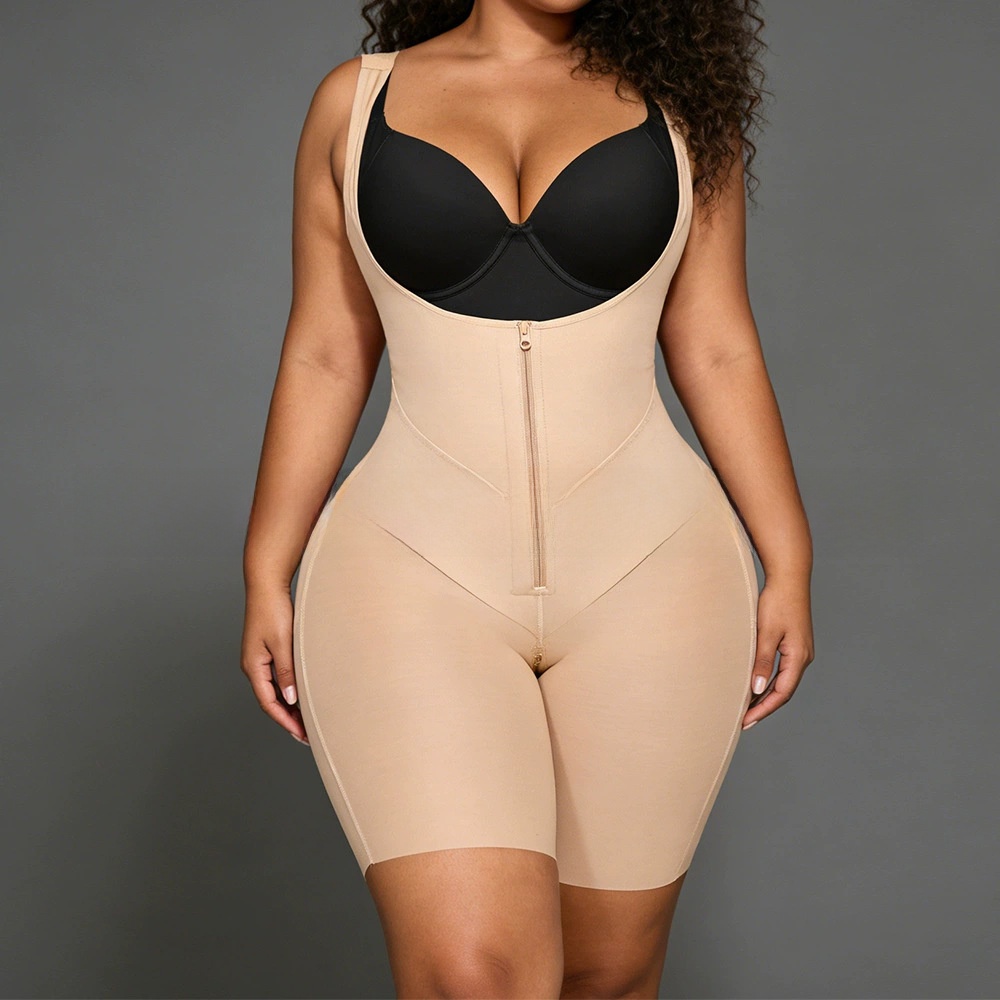 Women's Compression Shapewear Bodysuit with Adjustable Strap System