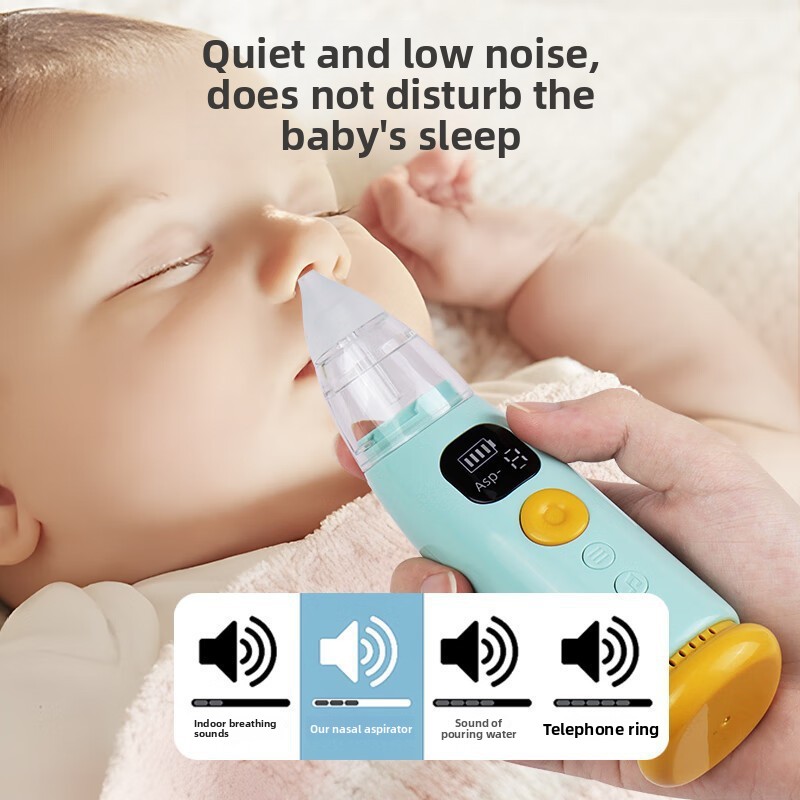Electric Baby Nasal Aspirator with Music and 9 Suction Levels
