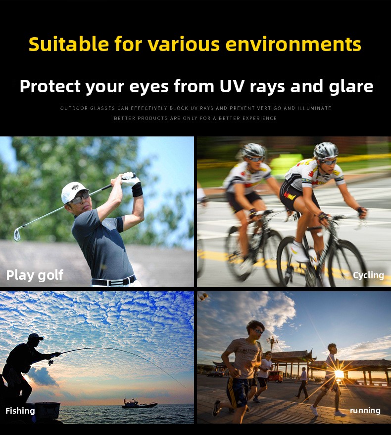 PGM Polarized Sports Sunglasses