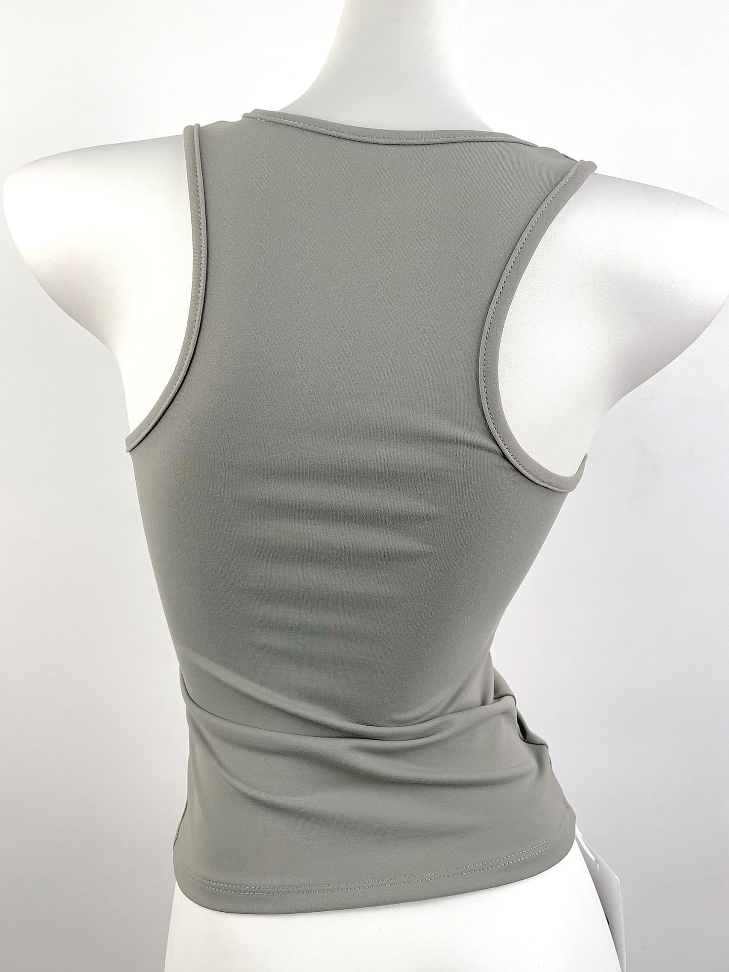 Women's Solid Color Slim Fit Racerback Tank Top