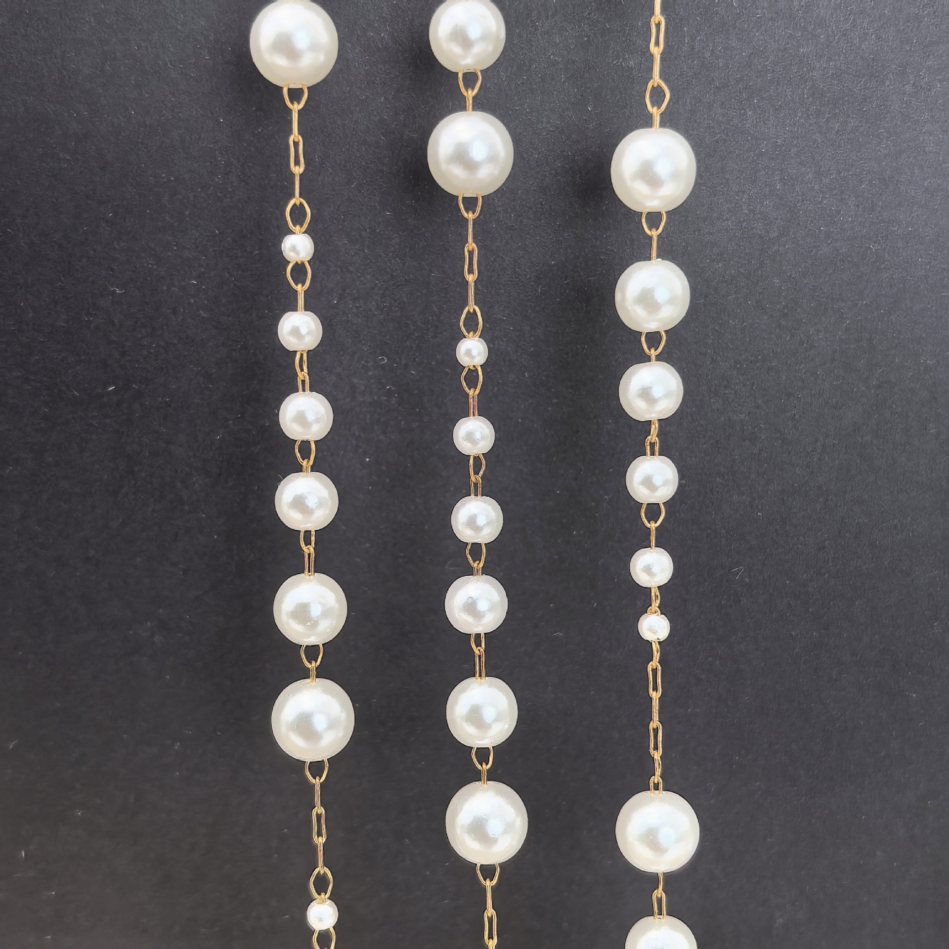 DIY Starry Pearl Chain Versatile Accessory for Earrings Hairpin and Eyeglass Chain