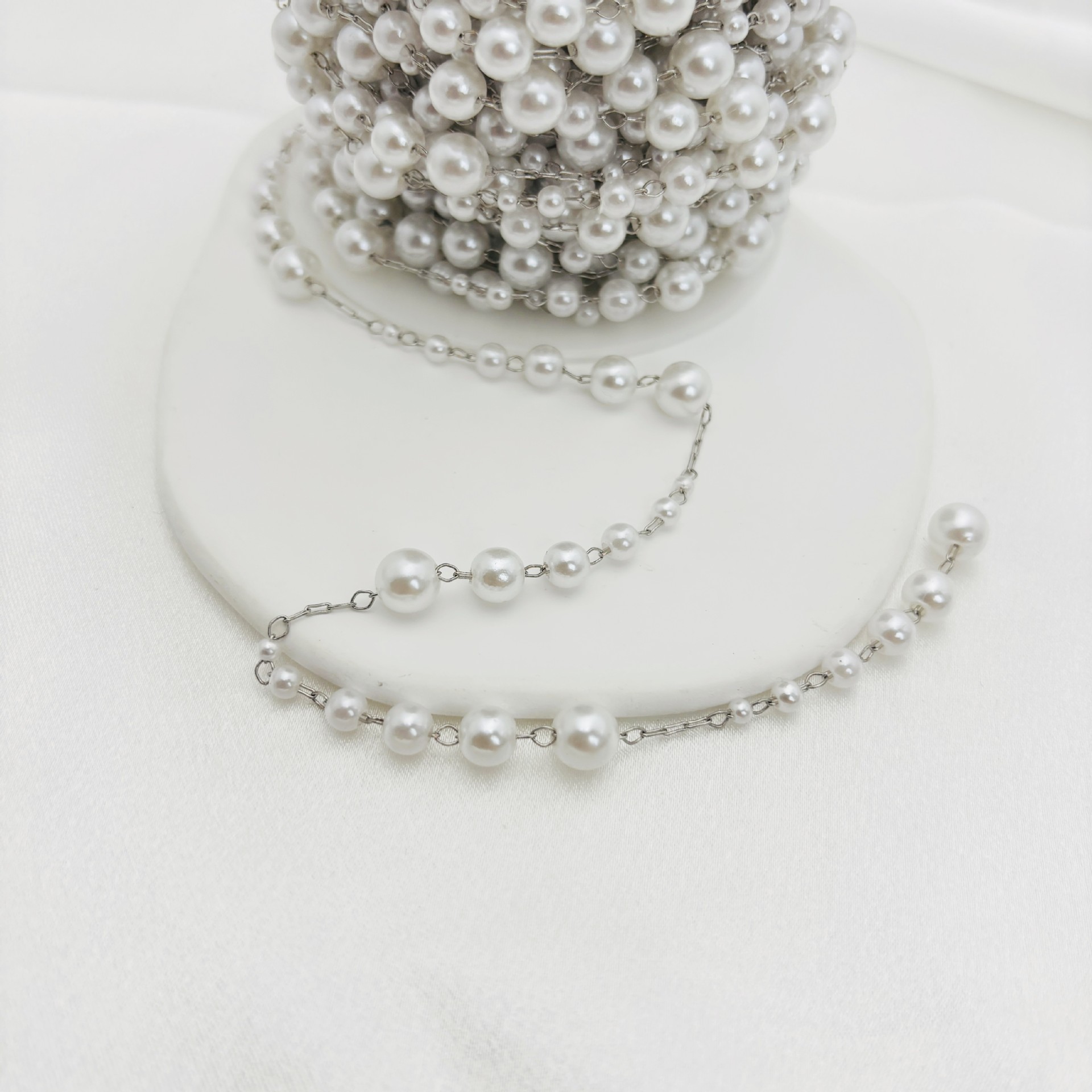 DIY Starry Pearl Chain Versatile Accessory for Earrings Hairpin and Eyeglass Chain