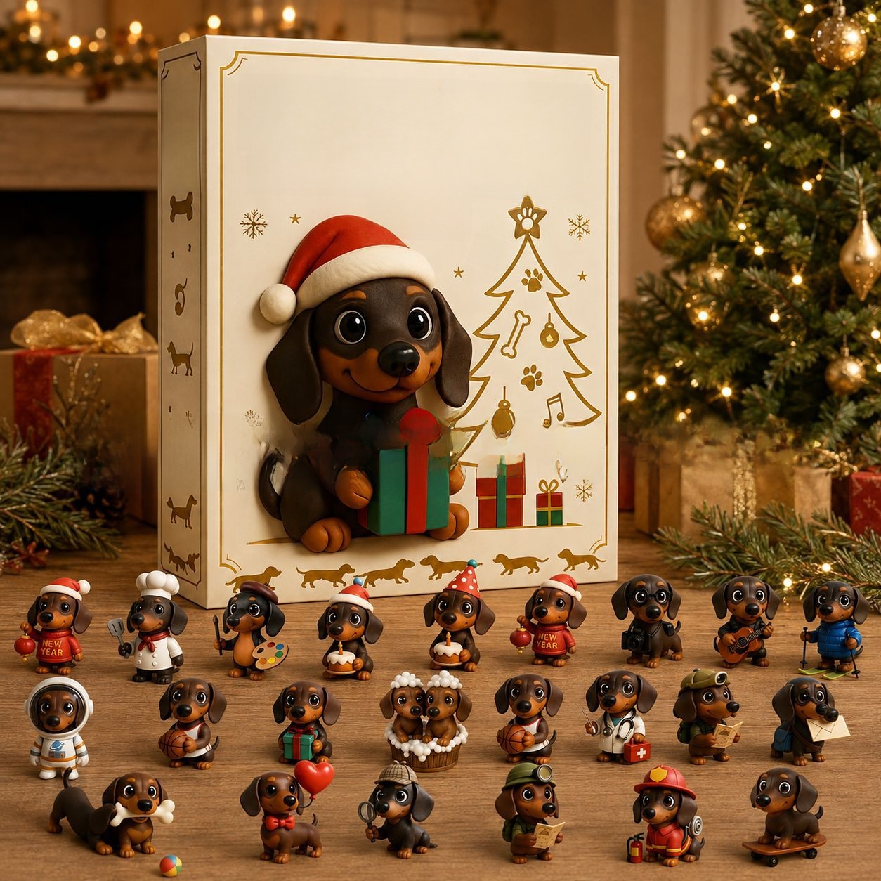 Dachshund Christmas Advent Calendar