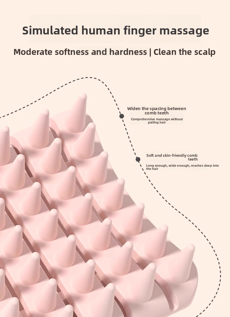 Hair-washing massage comb
