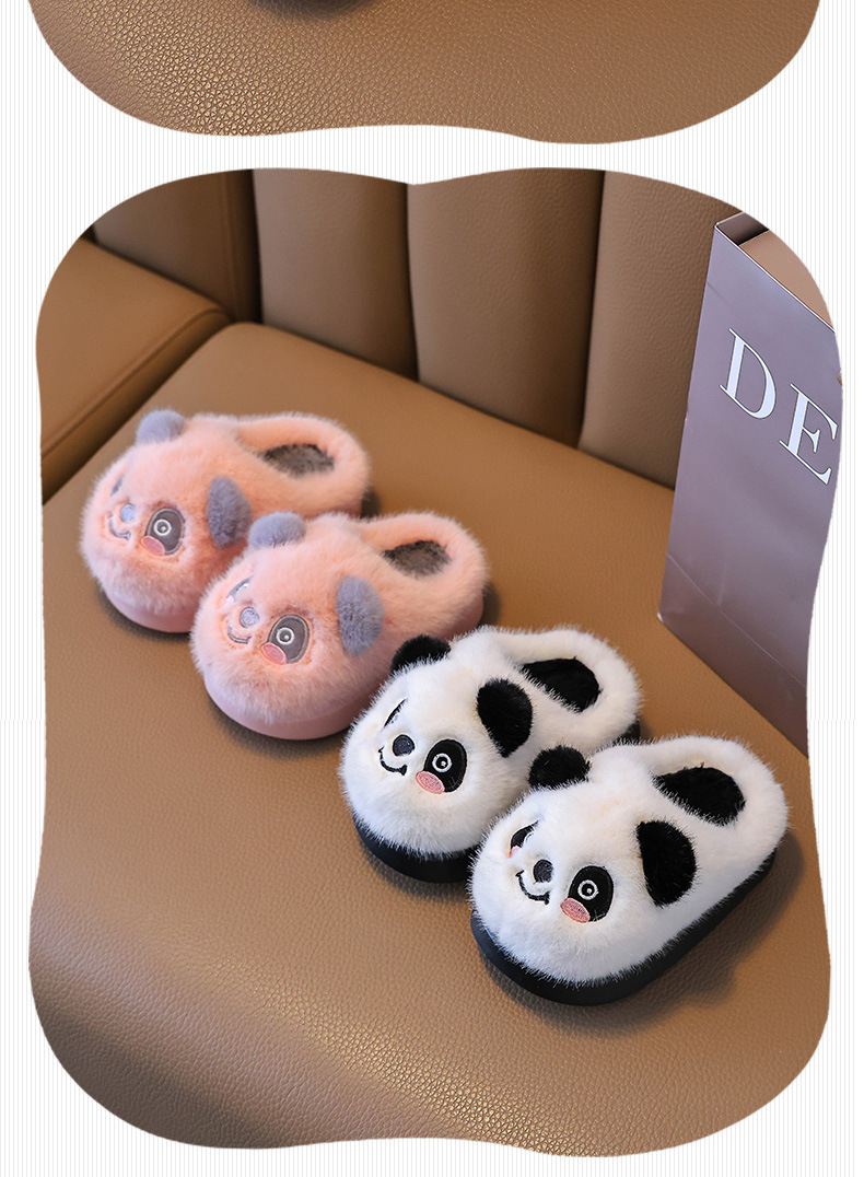 Cartoon Plush Cotton Slippers