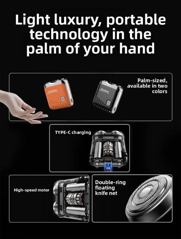 Magnetic Dual Blade Electric Shaver