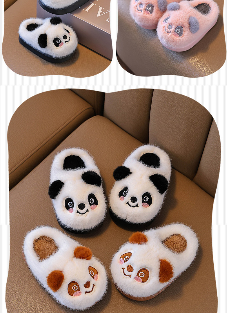 Cartoon Plush Cotton Slippers