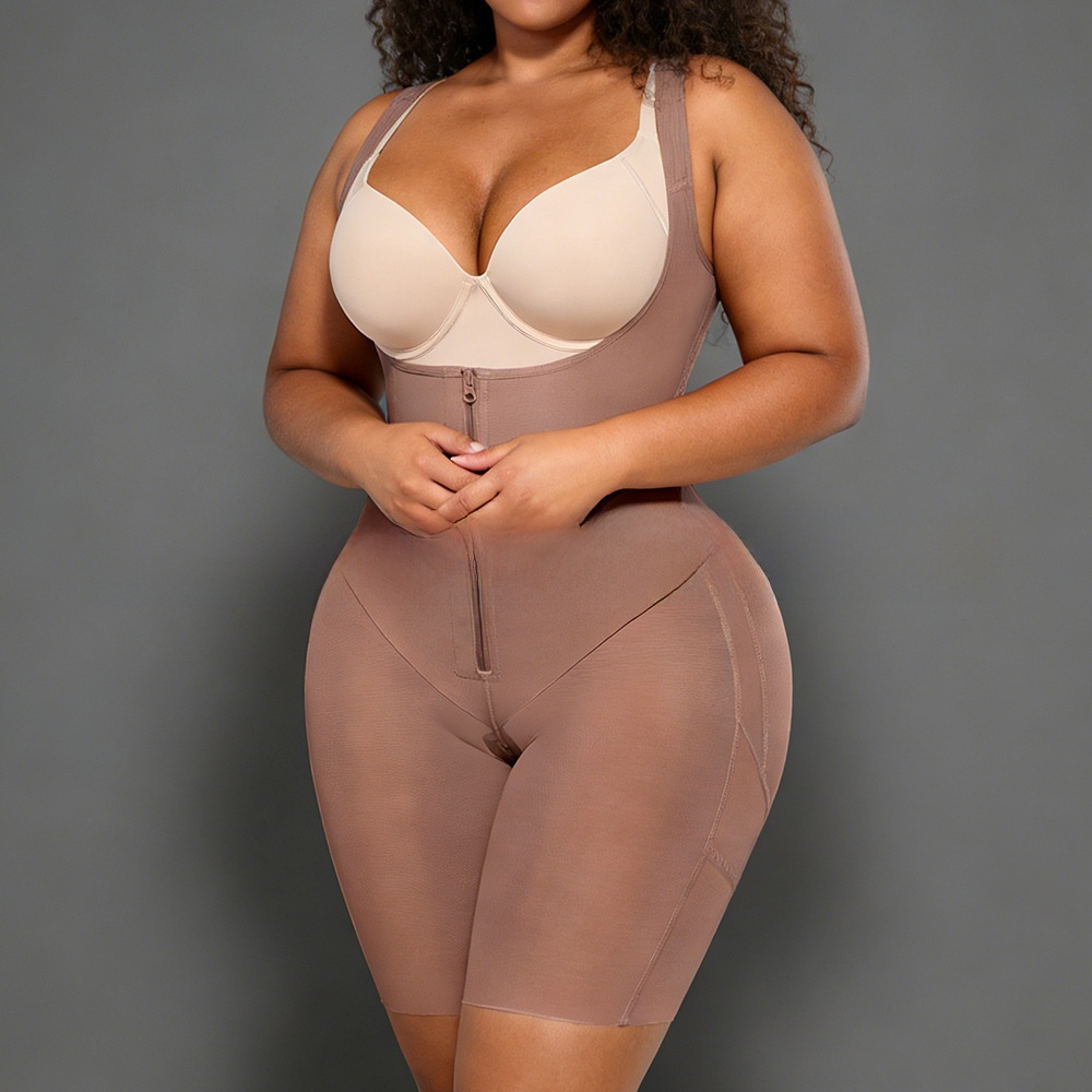 Women's Compression Shapewear Bodysuit with Adjustable Strap System