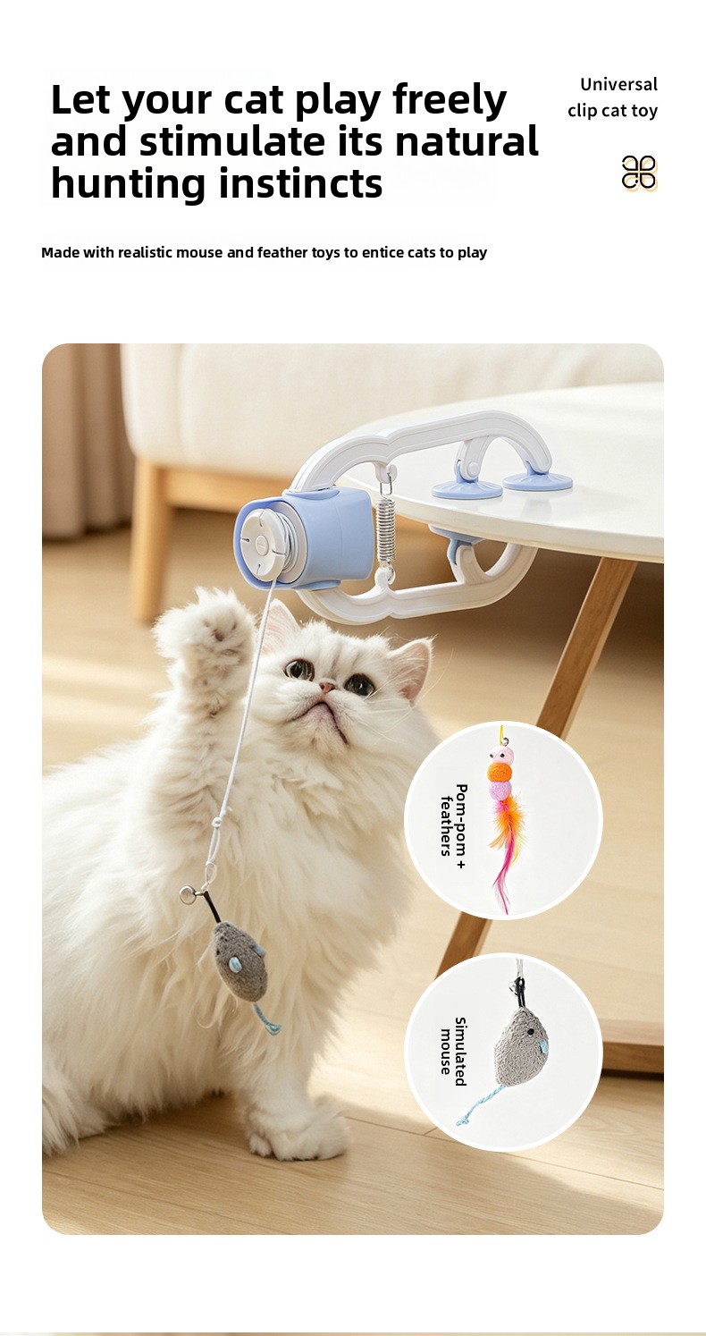 Interactive Automatic Hanging Door Cat Toy