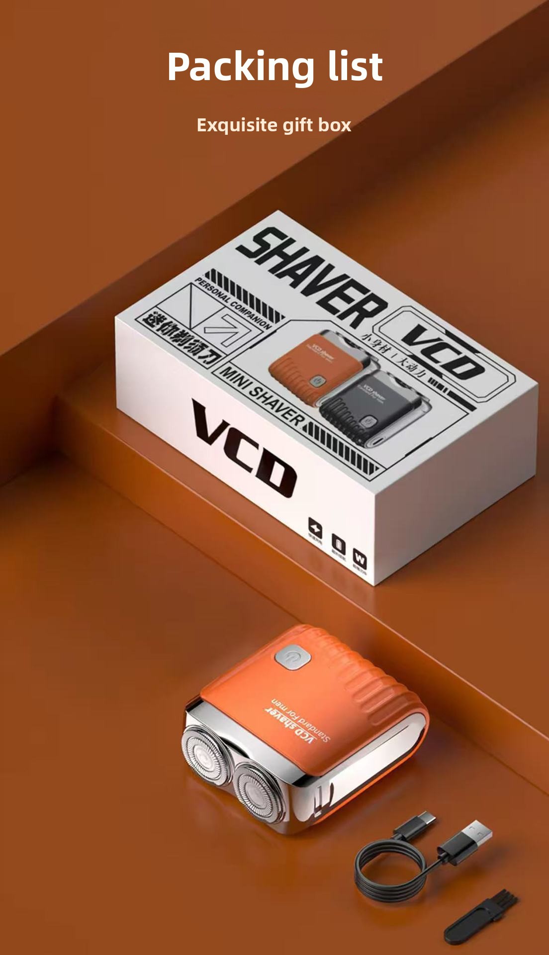 Magnetic Dual Blade Electric Shaver