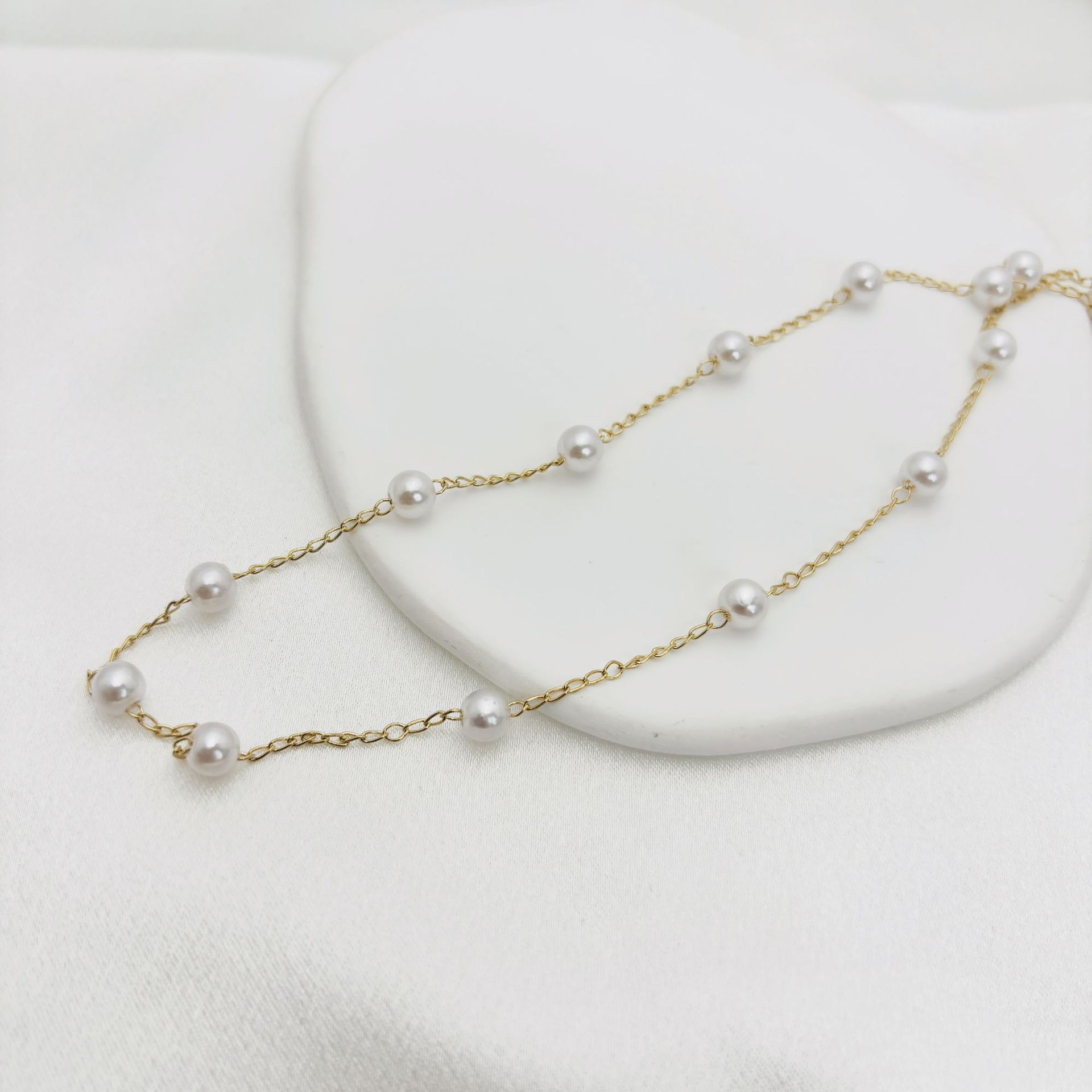 DIY Starry Pearl Chain Versatile Accessory for Earrings Hairpin and Eyeglass Chain
