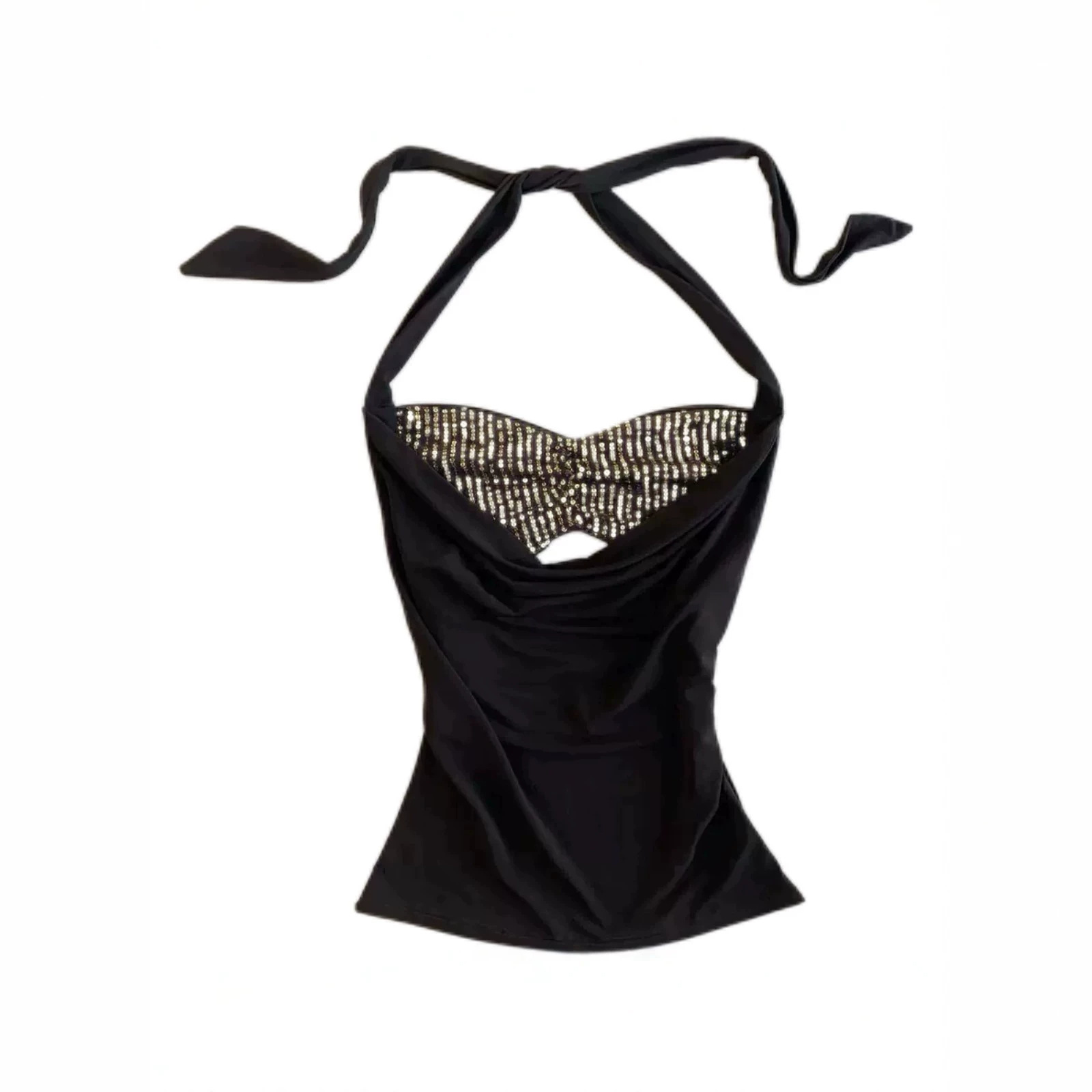 Women's Backless Halter Neck Top