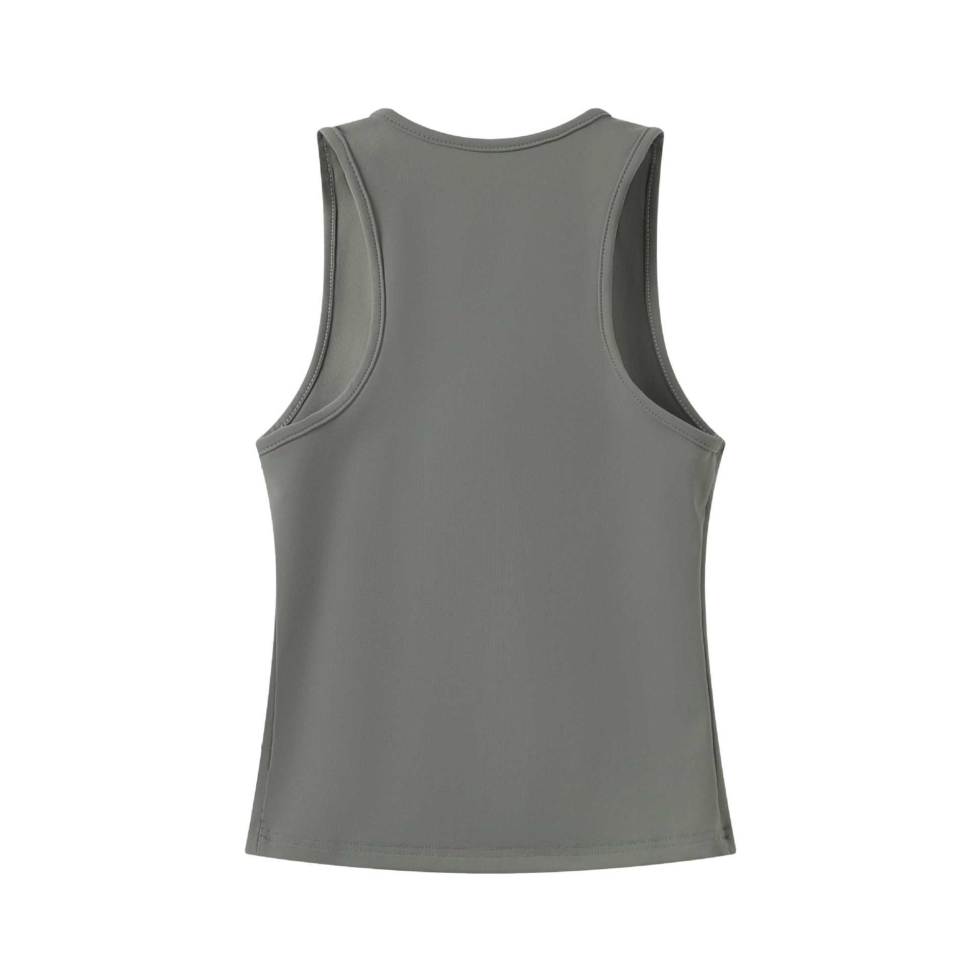 Women's Solid Color Slim Fit Racerback Tank Top