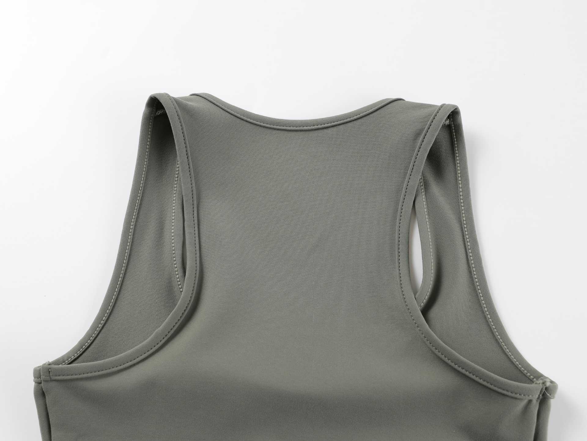Women's Solid Color Slim Fit Racerback Tank Top