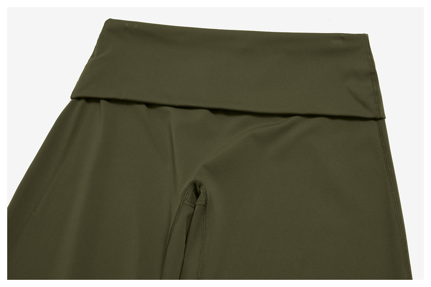 Women's Brushed Fold-Over Waist Wide-Leg Pants