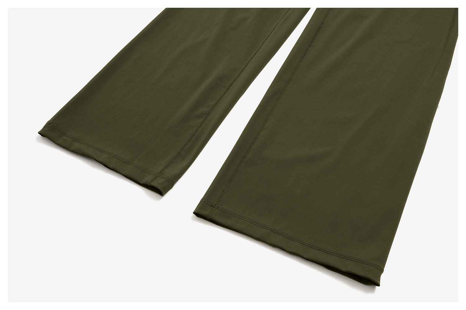 Women's Brushed Fold-Over Waist Wide-Leg Pants