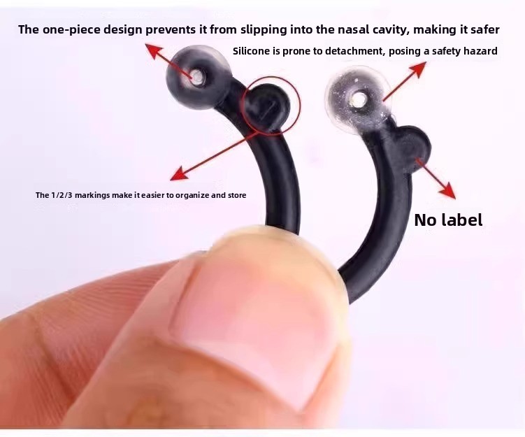 Adjustable Invisible Nose Bridge Clip Set, 2 Pieces with Adjuster