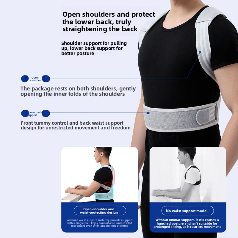 Unisex Breathable Posture Correction Belt