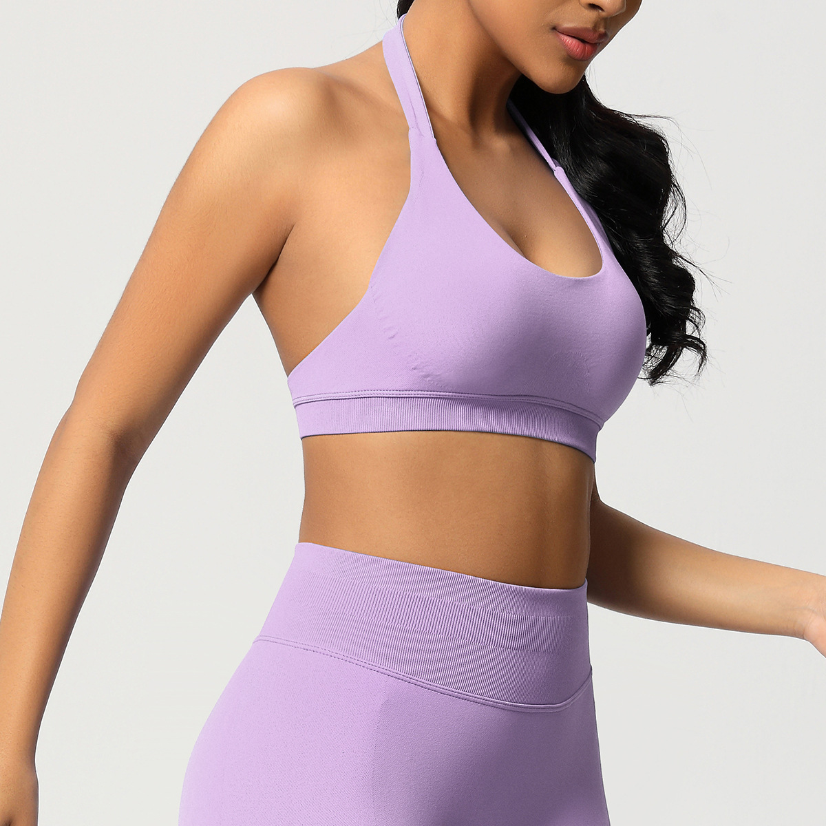 Women's Seamless Sports Bra and Leggings Set