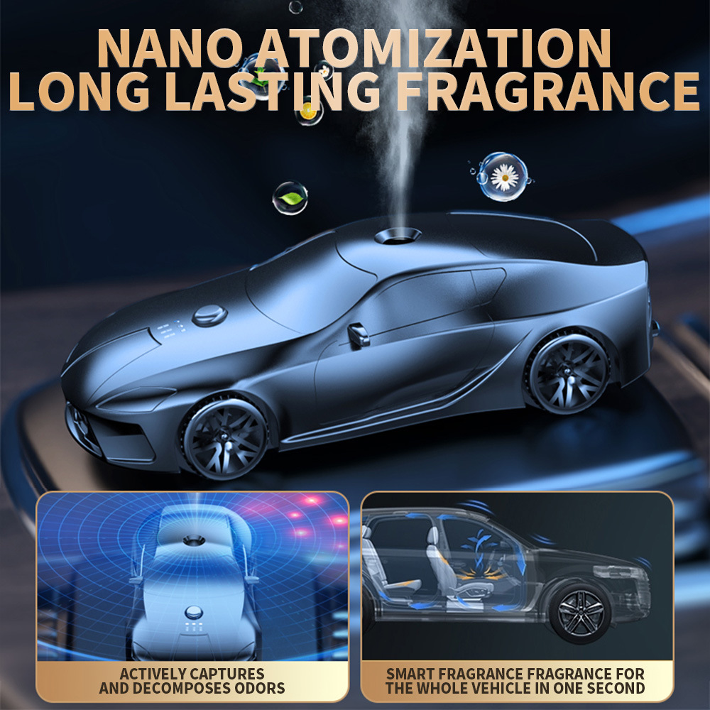 Automatic Rechargeable Car Perfume Sprayer for Cup Holder