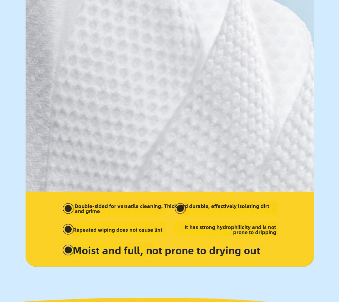 50-Piece Pet Waterless Deodorizing Bathing Gloves