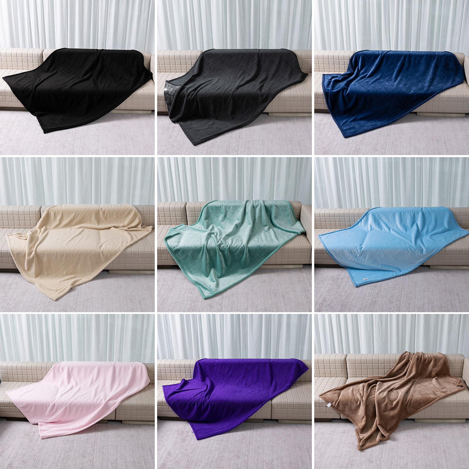 Reversible Flannel and Sherpa Pet Blanket with Lining Layer