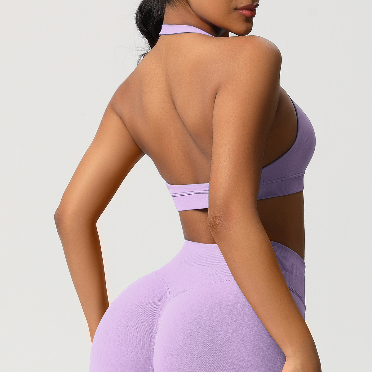 Women's Seamless Sports Bra and Leggings Set
