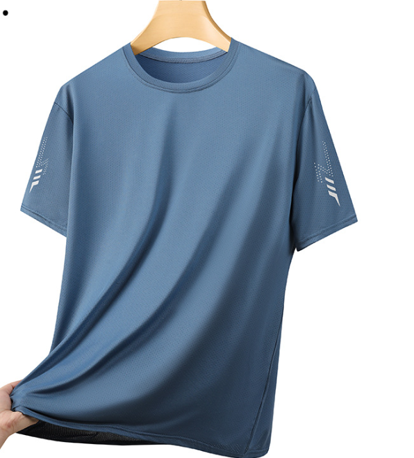 Men's Ice Silk Short Sleeve T-Shirt
