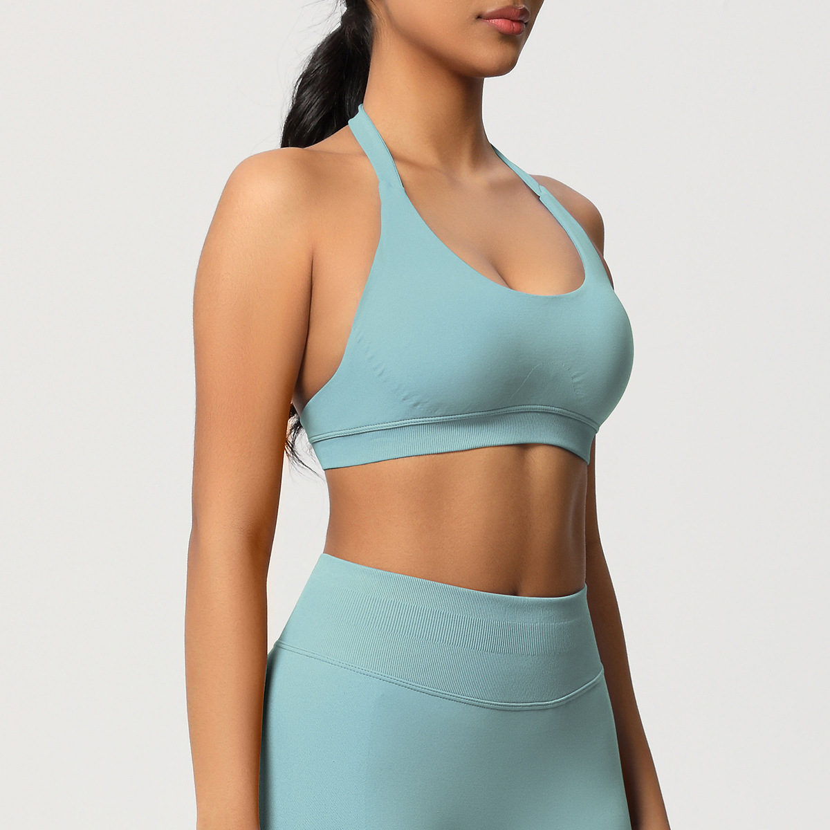 Women's Seamless Sports Bra and Leggings Set
