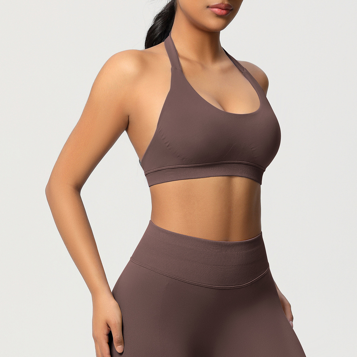 Women's Seamless Sports Bra and Leggings Set